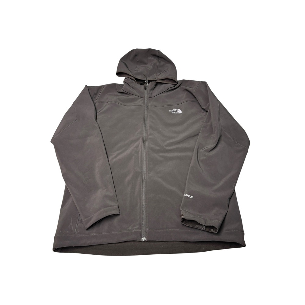 The North Face® Apex DryVent™ Jacket Softshell Hooded Jacket Mens XXL‎ Grey T948